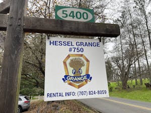Hessel Grange #750 sign