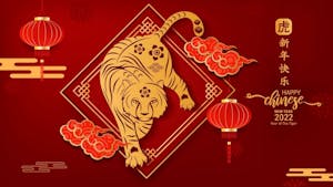 Chinese new year of the tiger image