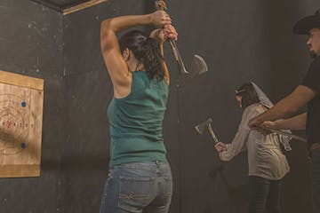 axe throwing bachelorette party