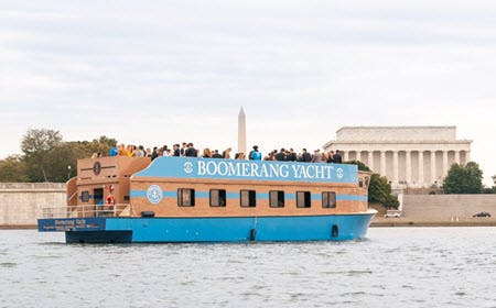 Boomerang Boat Tours Open Air Rooftop Cruise