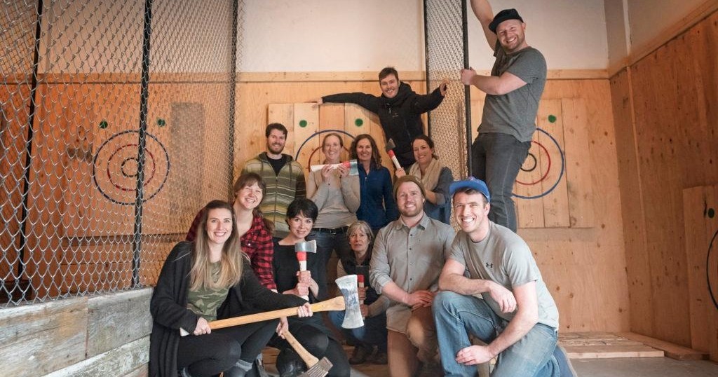 Group events at Forged Axe throwing