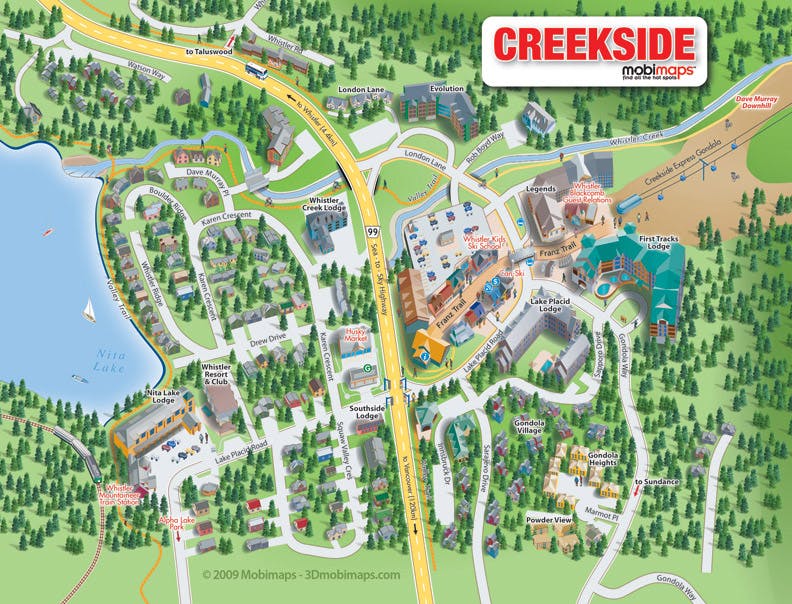 Creekside map