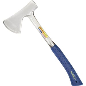 Estwing Camper's Axe - 16" Hatchet with Forged Steel Construction & Shock Reduction Grip