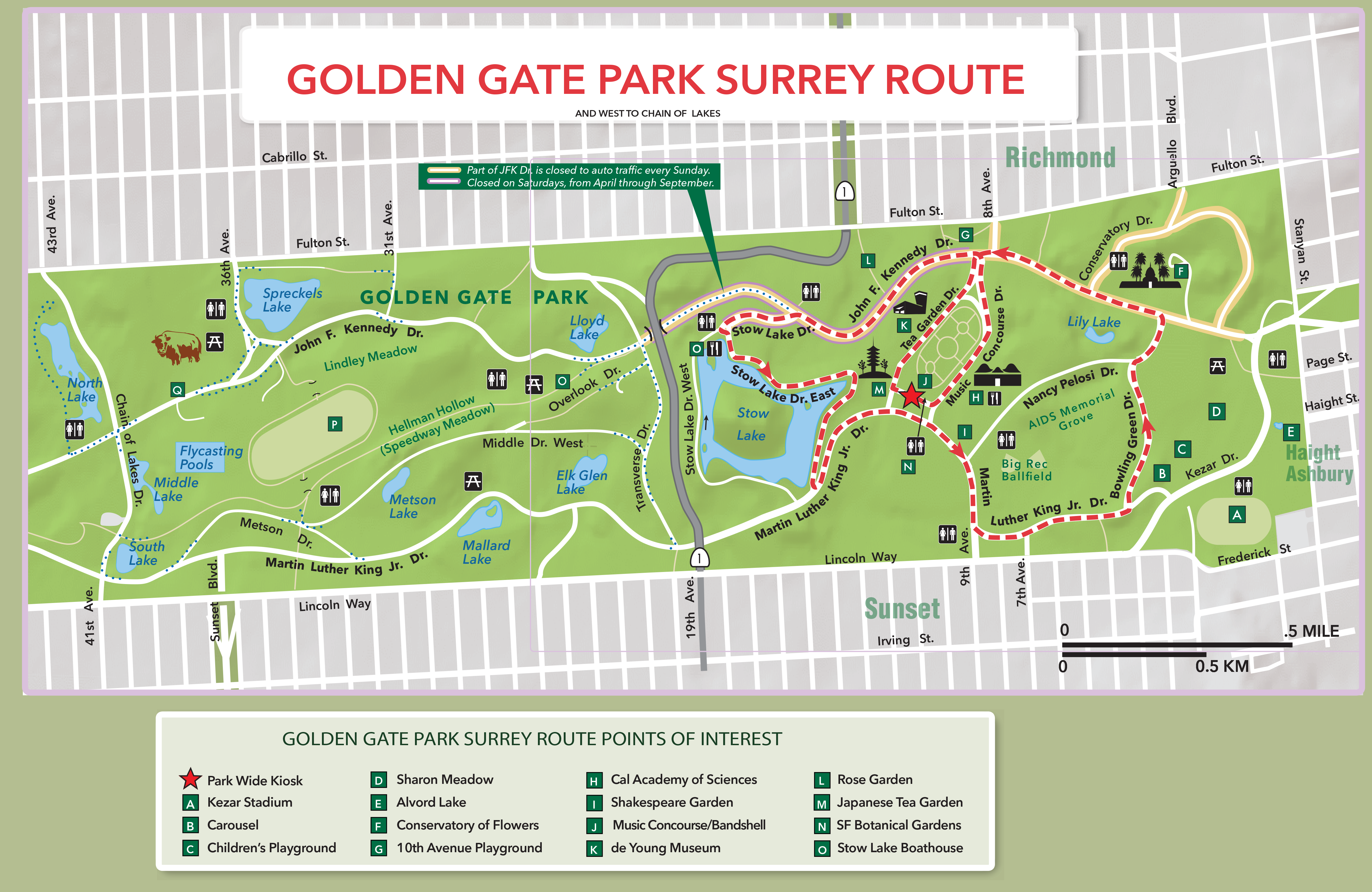 Surrey GGP Route Map 03 2016 2 