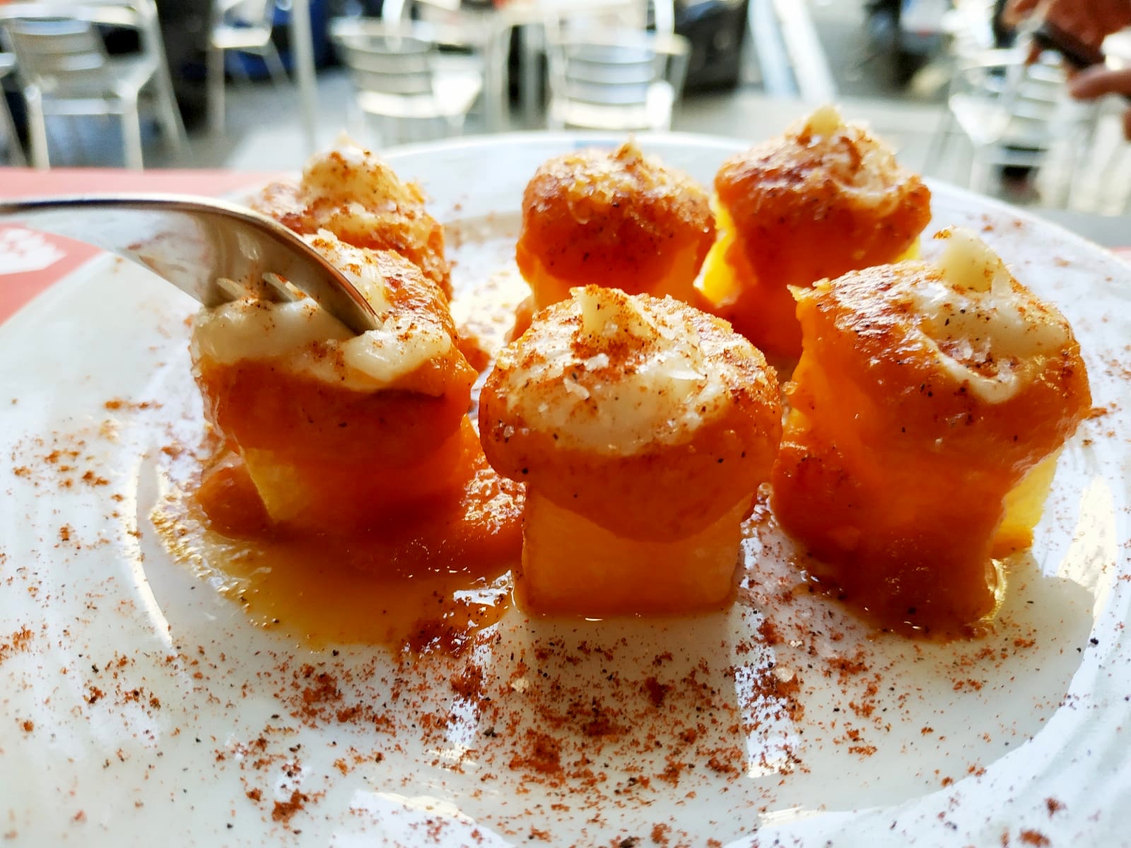 Patatas bravas are not only one of the best tapas in Barcelona, they're a favorite!