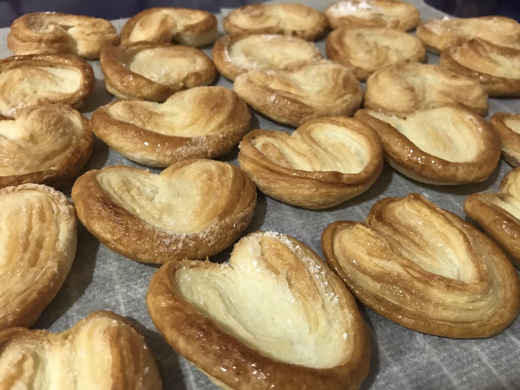 Palmeras are delicious pastries in Spain!