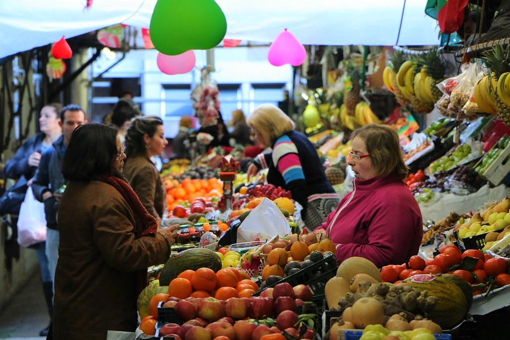 Bolhão Market is one of the most popular food markets in Porto