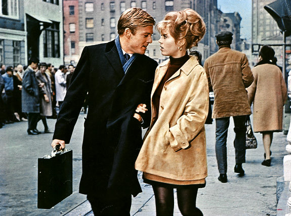 BAREFOOT IN THE PARK, BAREFOOT IN THE PARK US 1967 ROBERT REDFORD JANE FONDA Date 1967. Photo by: Mary Evans/PARAMOUNT PICTURE/Ronald Grant/Everett Collection(10301129) Original Filename: HTRA112_VV230_H.JPG