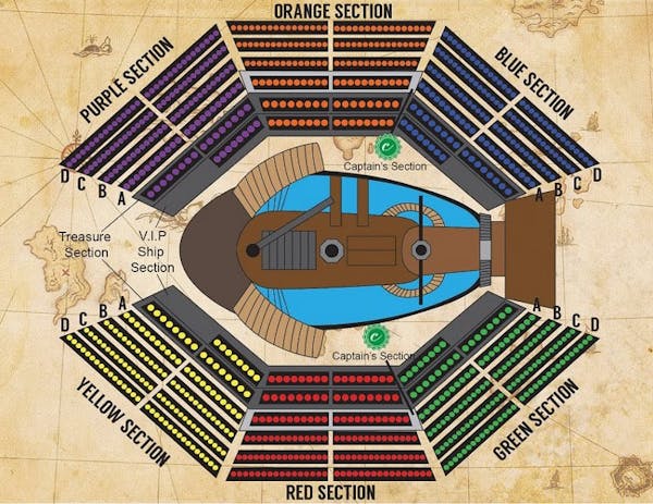 pirates voyage myrtle beach sc seating chart