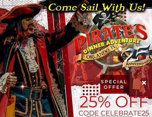 Pirates Dinner Adventure Orlando Reopen 