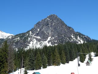 Guye Peak from the Snoqualmie Pass ski area