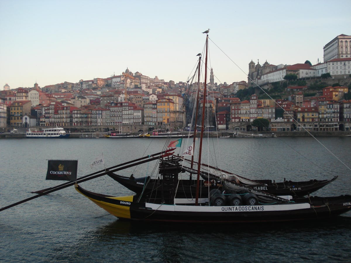 Boat in the Douro River