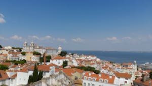 a view of Lisbon during the walking tour jewish