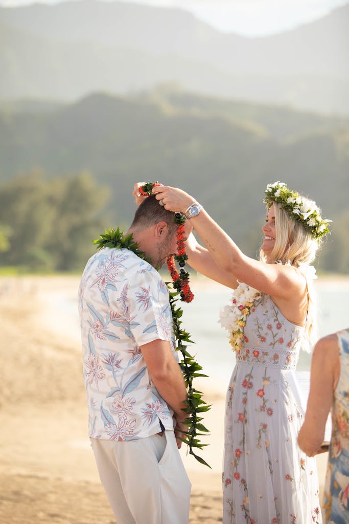 Kauai wedding lei