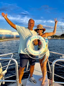 Owners of Frisky Mermaid Dolphin Tours & Pontoon Boat Rentals