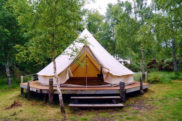 Canvas Bell Tent Rental In Moray Scotland Ace Adventures 