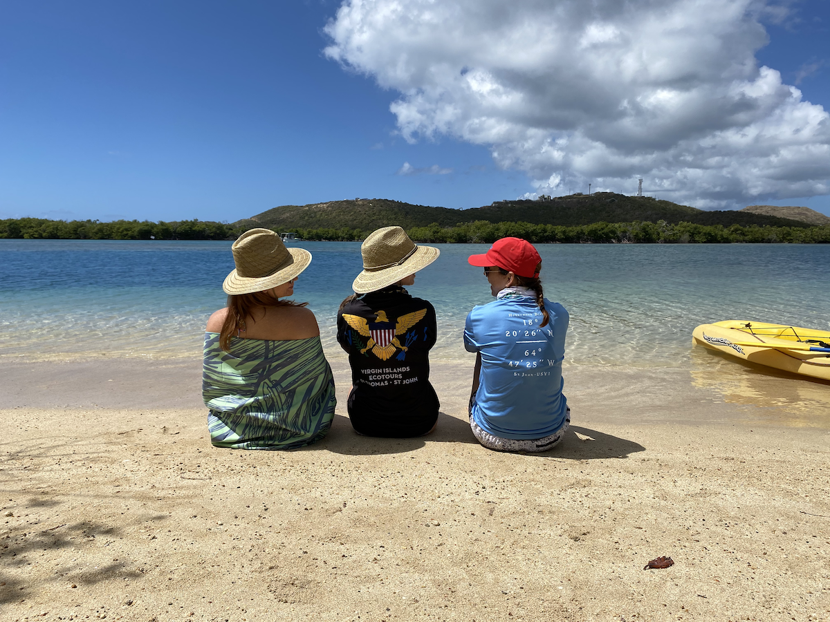 rash guards sun protection Virgin islands vacation