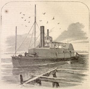a vintage photo of a boat