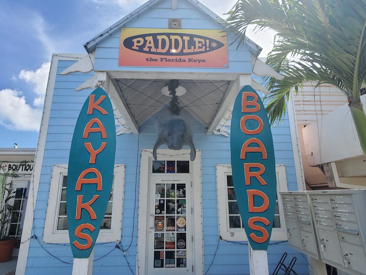 Paddle the Florida Keys shop outside