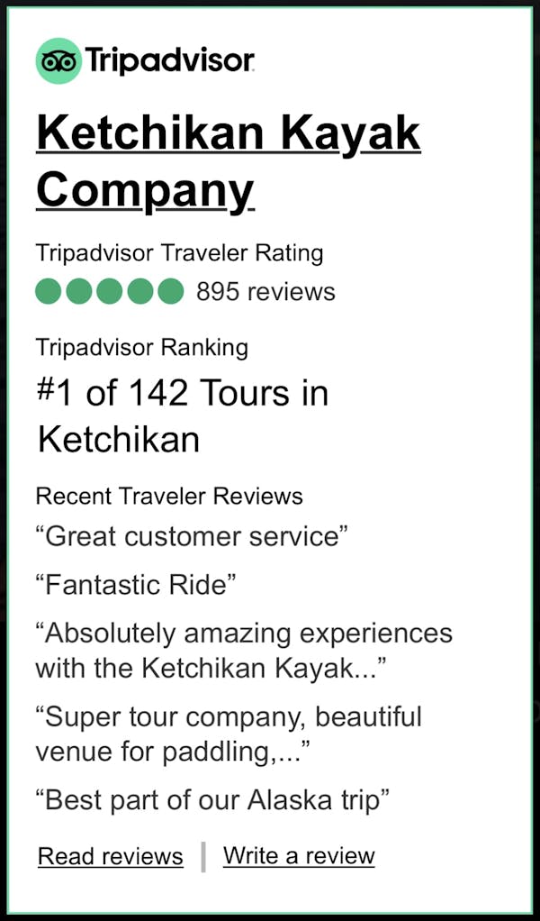 Best tour company in Ketchikan, Alaska