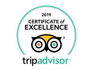 2019 TripAdvisor Certificate of Excellence badge