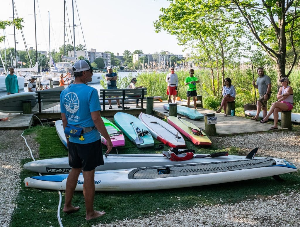 SUP Racers in Annapolis