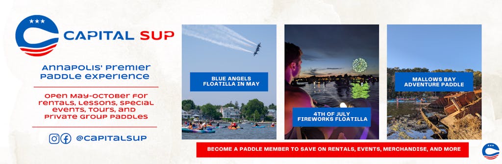 events teaser for Blue Angels, Fireworks, and Mallows Bay
