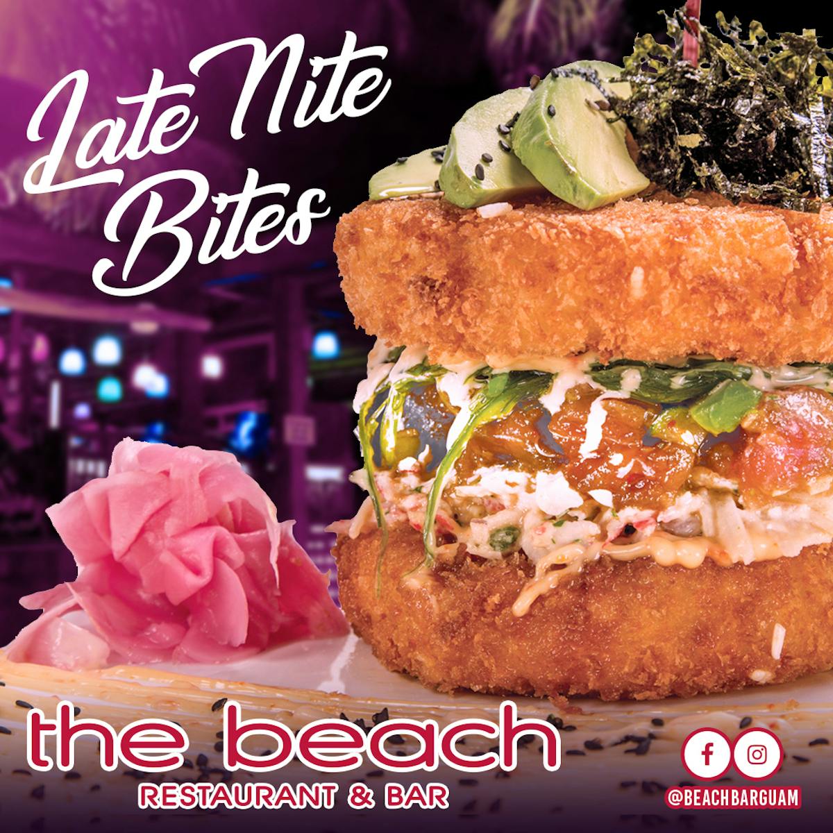 Guam Late Night Bite special menu