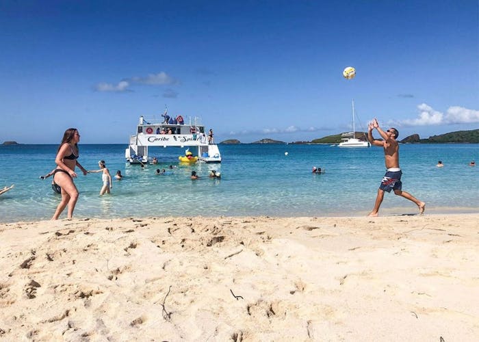 Beautiful Island of Culebra: Things to do on a Day Trip in Puerto Rico 15 Blue Paradise Beach Fun Catamaran image 4
