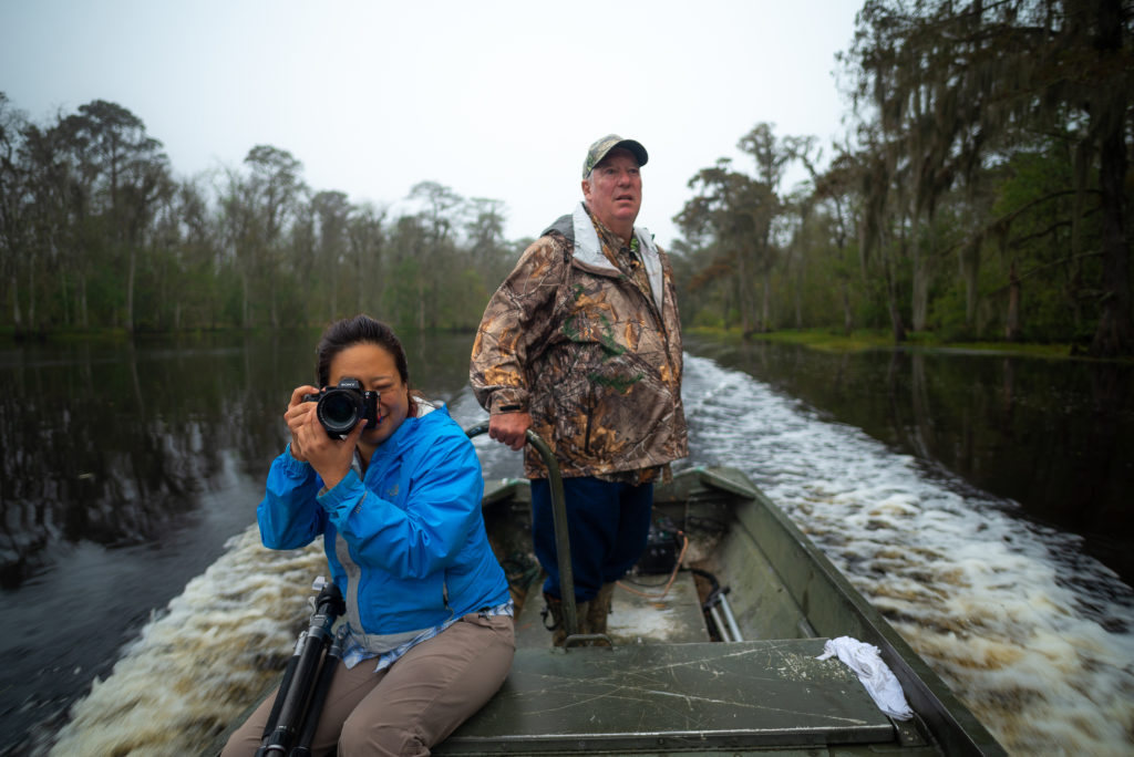 new orleans photo tour, boat photo tour, photographing the swamp