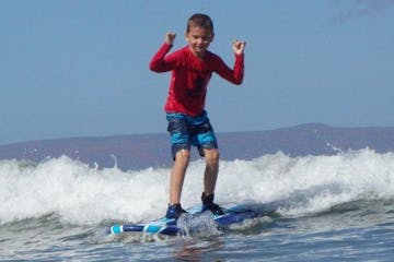 kid surfing