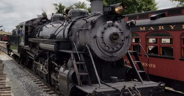Strasburg Railroad Steam Engine #90 Vintage Train Locomotive Pennsylvania  Water Bottle