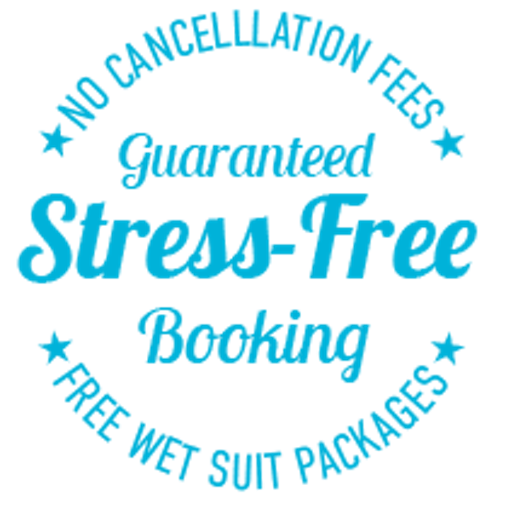 stress free booking badge