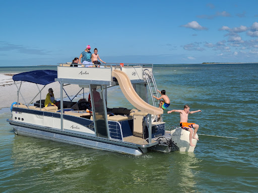 Clearwater Beach Boat Rental with Slide