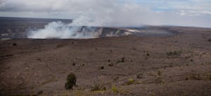 Hawaii volcanic crater