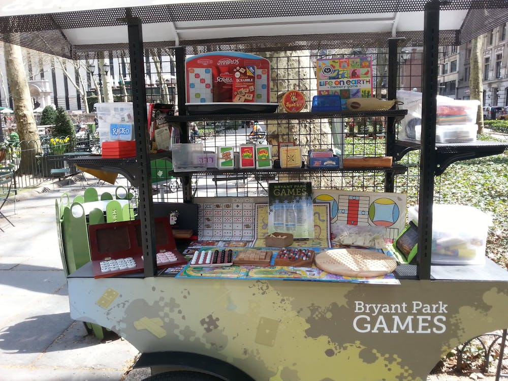 Bryant Park Games Cart