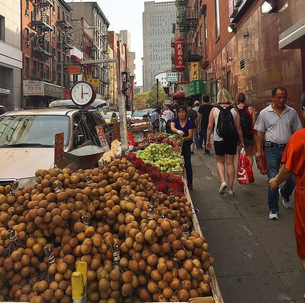 Chinatown Fruit Stands