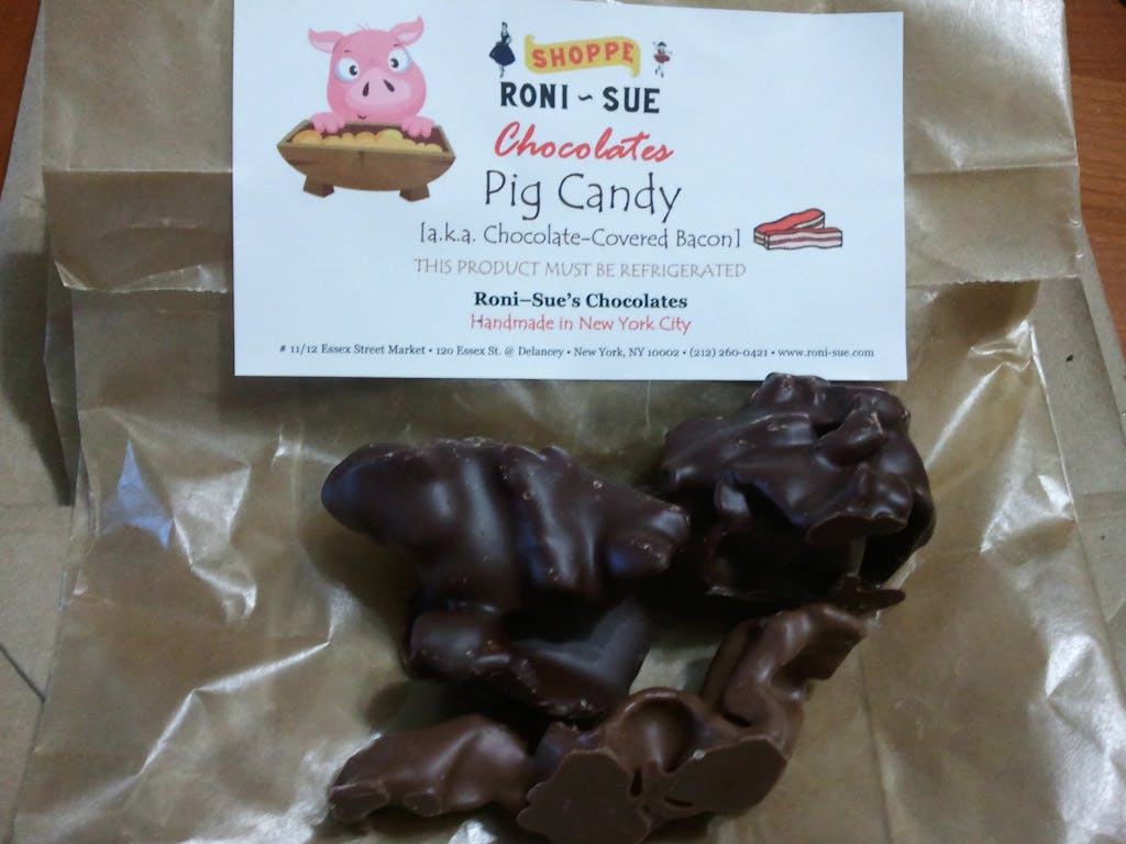 Roni Sue Chocolate Covered Bacon