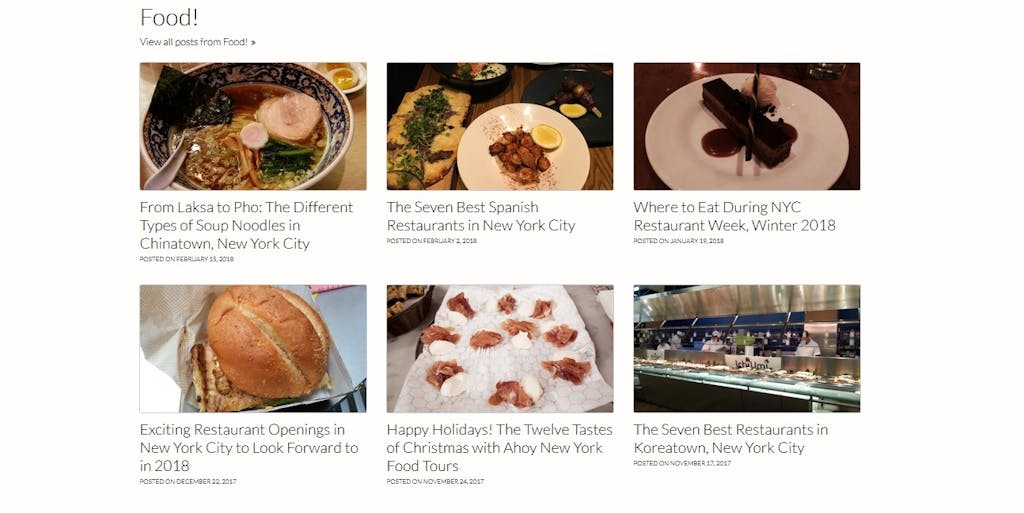 Ahoy New York Foodie Blog
