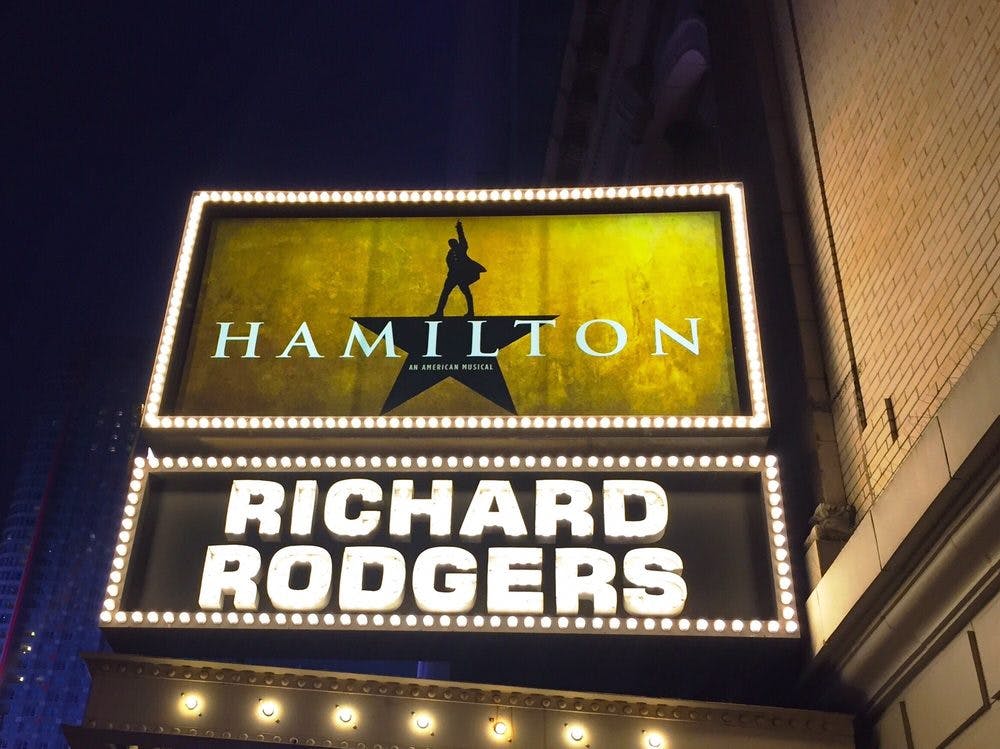 Hamilton Broadway Play