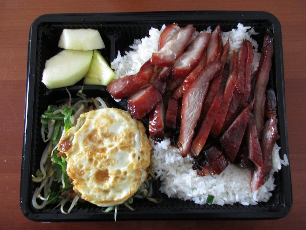 Deluxe Food Market Char Siu Over Rice