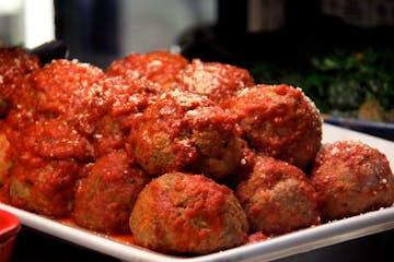 Delicious Italian meatballs from Little Italy, NYC