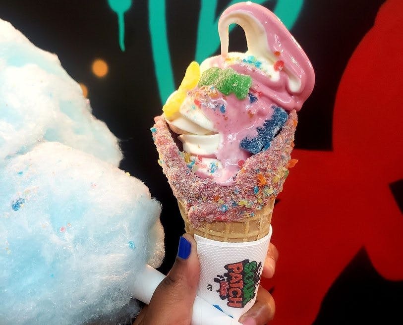 Sour Patch Kids Cafe The Swirl Ice Cream Cone