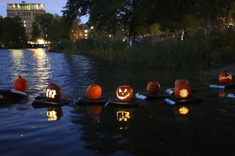 Annual Pumpkin Flotilla at Central Park