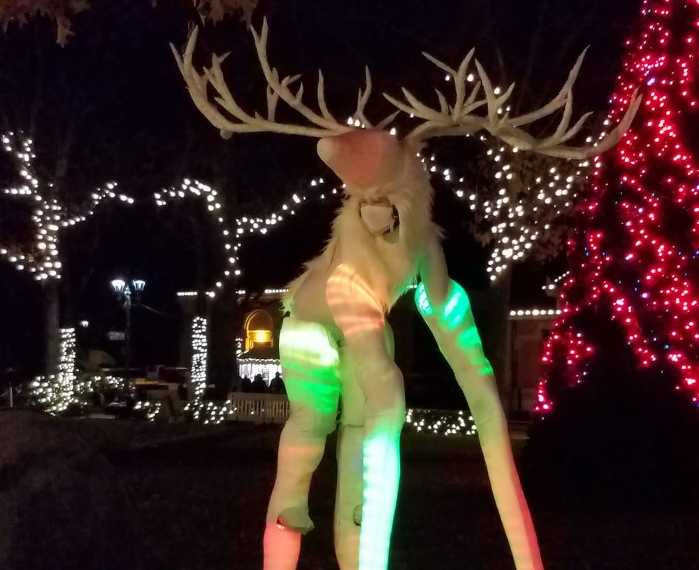 Bronx Zoo Holiday Lights Costumed Stilt Walker
