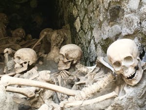 Skeletons Ercolano Herculaneum Sorrento Food Tours