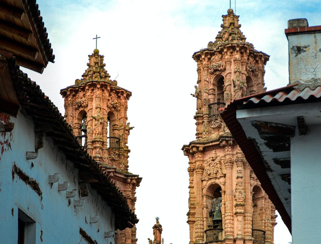 Santa Prisca Church in Taxco, Guerrero Mexico 