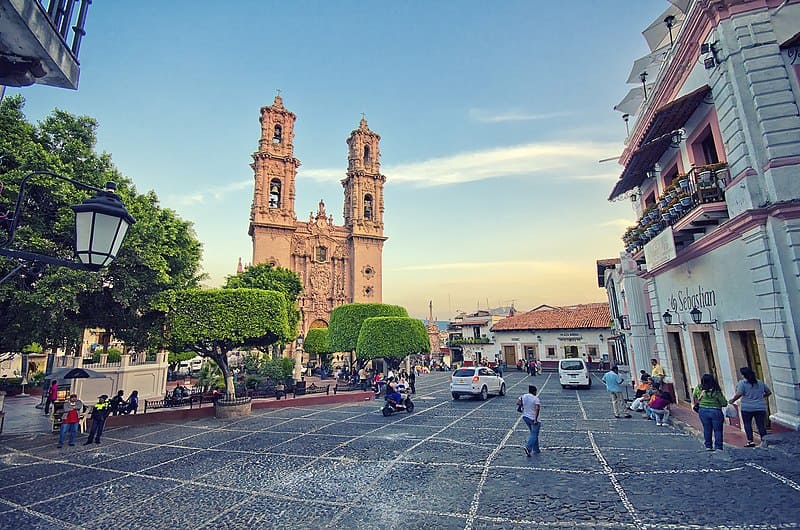 Downtown Taxco Guerrero Mexico