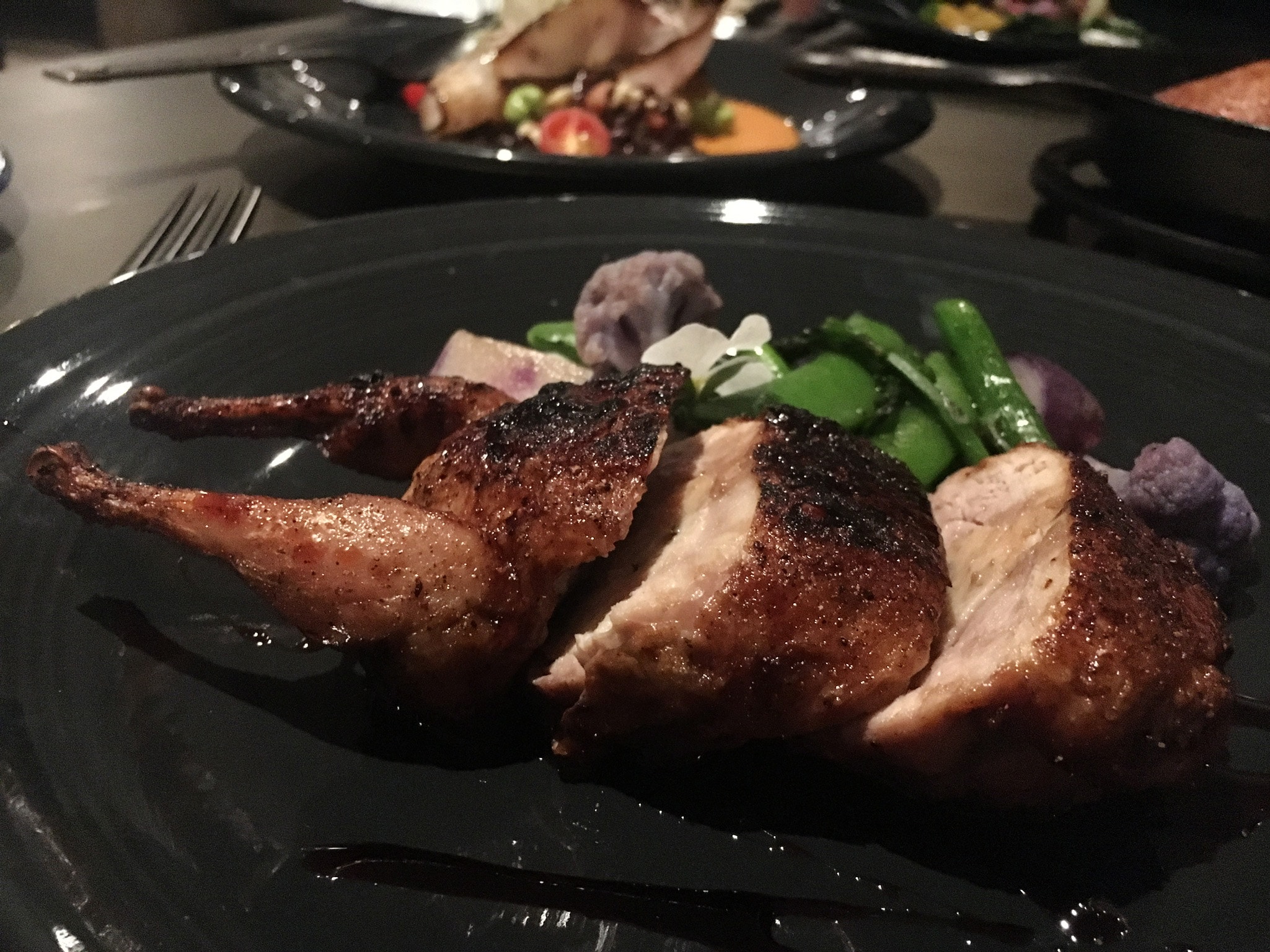 Stuffed quail from Bear and Star in Los Olivos