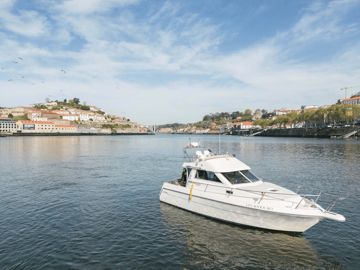 Yacht LeçaoDouro in Douro River, Oporto, Portugal